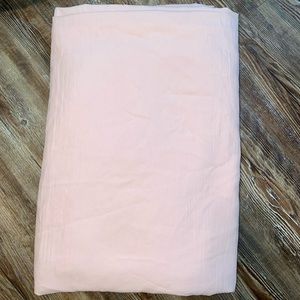 BEDSURE TWIN DUVET COVER PEACH PINK CRINKLE MICROFIBER EXCELLENT ZIPPERED